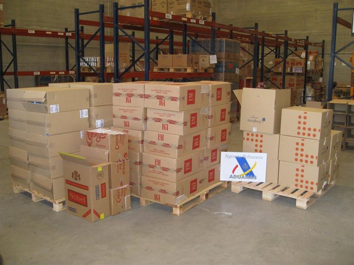 Cajetillas De Tabaco Intervenidas En Lleida
