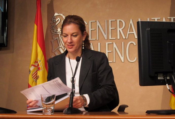 La Vicepresidenta Del Consell, Paula Sánchez De León