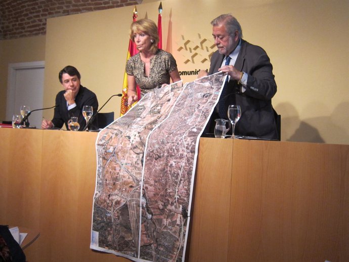Aguirre Y Beteta Muestran Un Mapa De Madrid