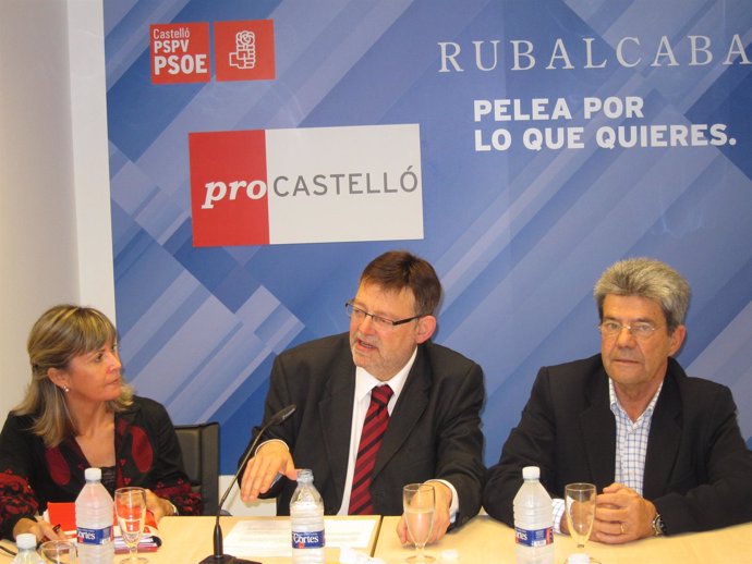 Rueda De Prensa De Ximo Puig (PSPV) En Castellón