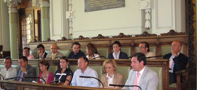 Imagen De Archivo Del Grupo Popular En El Pleno Del Ayuntamiento De Valladolid