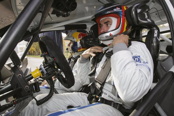 Carlos Sainz, Probando El Polo WRC