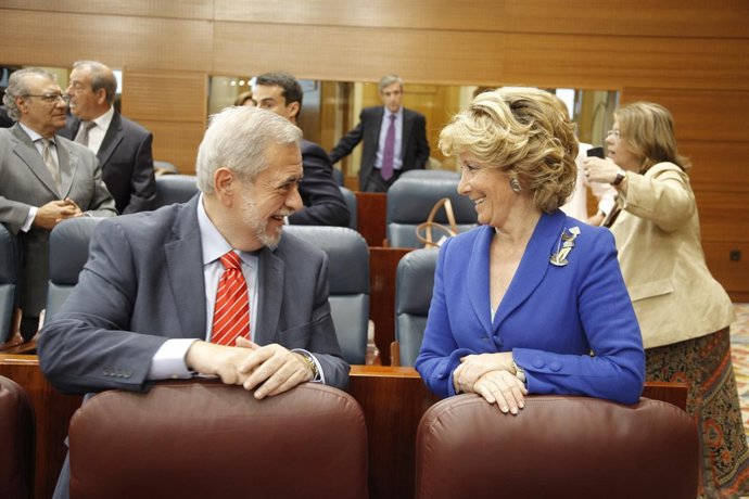 Esperanza Aguirre Y Antonio Beteta 