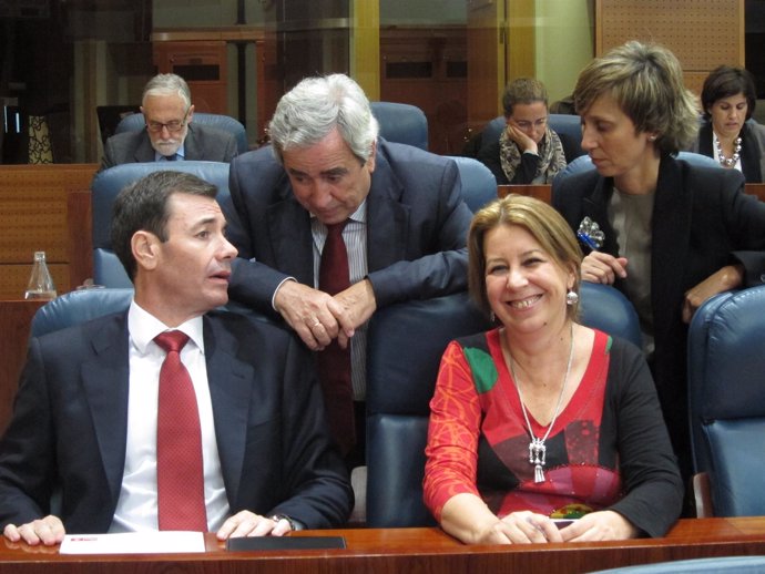 Gómez Y Menéndez Con Cascallana Y Alcalá En La Asamblea