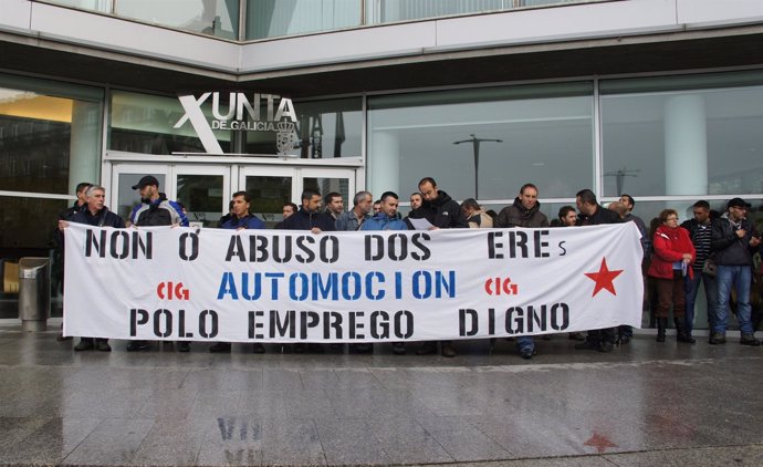 Vigo Foto Protesta Cig Auto