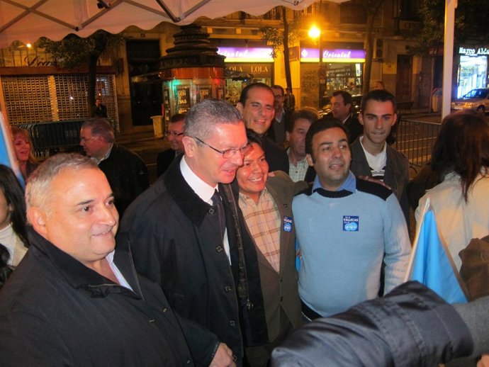 Gallardón En El Inicio De Campaña Electoral