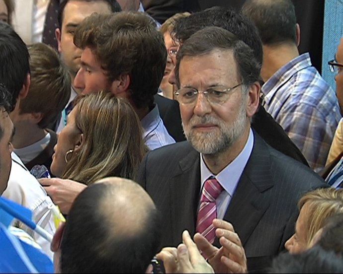Rajoy inicia la campaña en Castelldefels