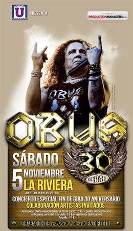 Cartel Promocional Del Concierto De Madrid