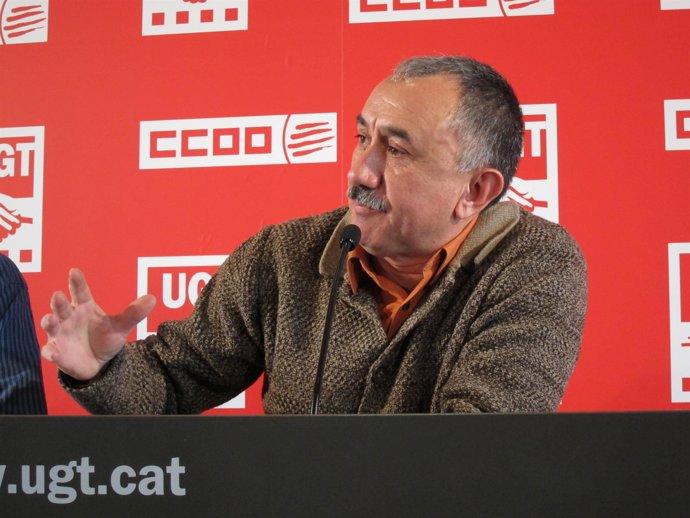 El secretario general de UGT de Catalunya, Josep Maria Álvarez
