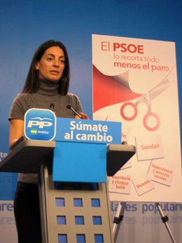 La Portavoz Regional Del PP-A, Rosario Soto, Hoy En Rueda De Prensa