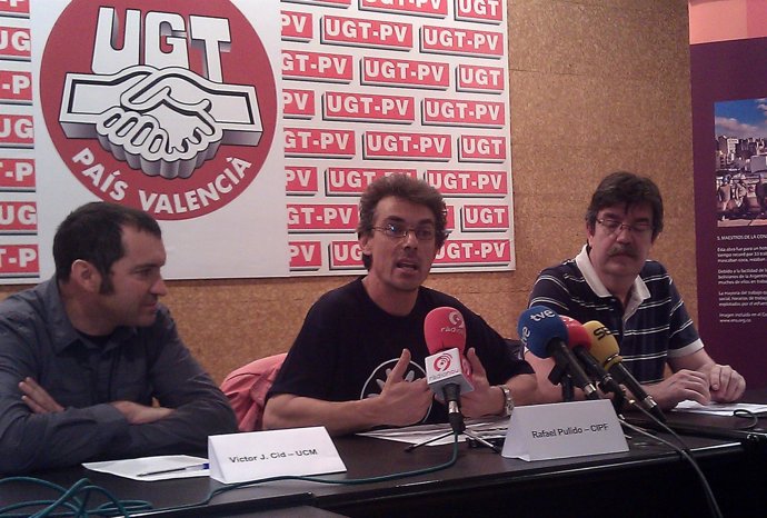 El Presidente Del Comité De Empresa Del CIPF, Rafael Pulido, En Rueda De Prensa.