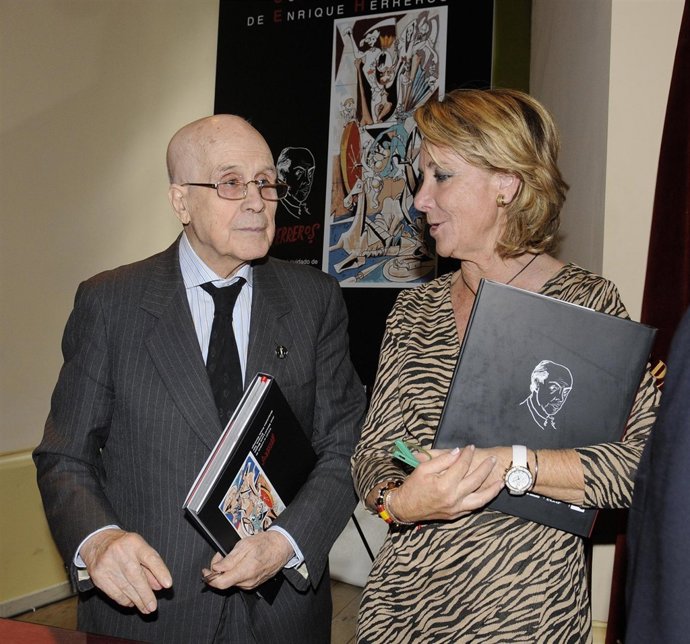 Enrique Herreros Hijo Y Esperanza Aguirre