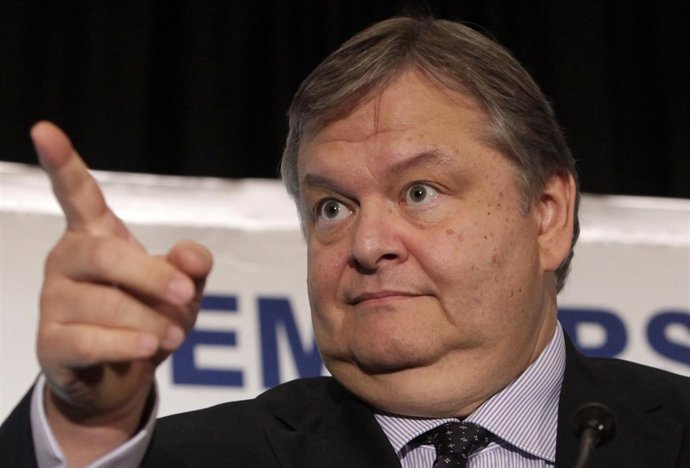 El Ministro De Economía De Grecia, Evangelos Venizelos