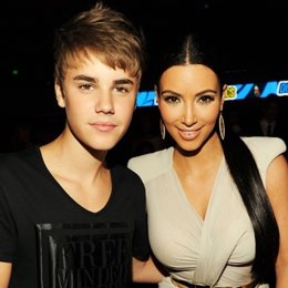 Posado De Justin Bieber Y Kim Kardashian Juntos 