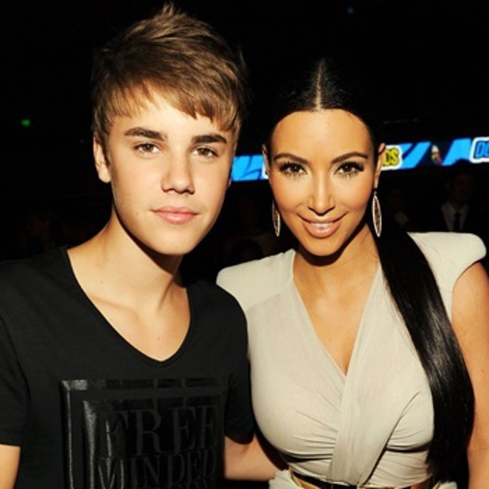 Posado De Justin Bieber Y Kim Kardashian Juntos 