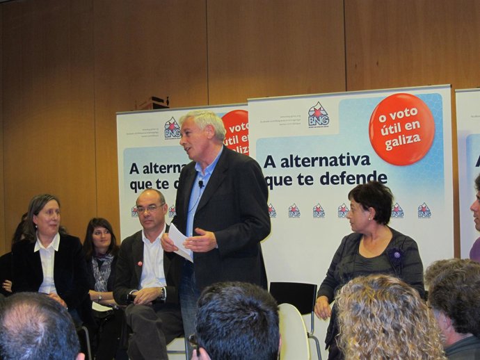 El Portavoz Nacional Del BNG, Guillerme Vázquez, En Su Intervención