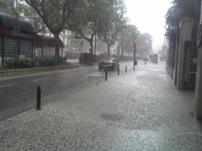 Lluvia En Zaragoza