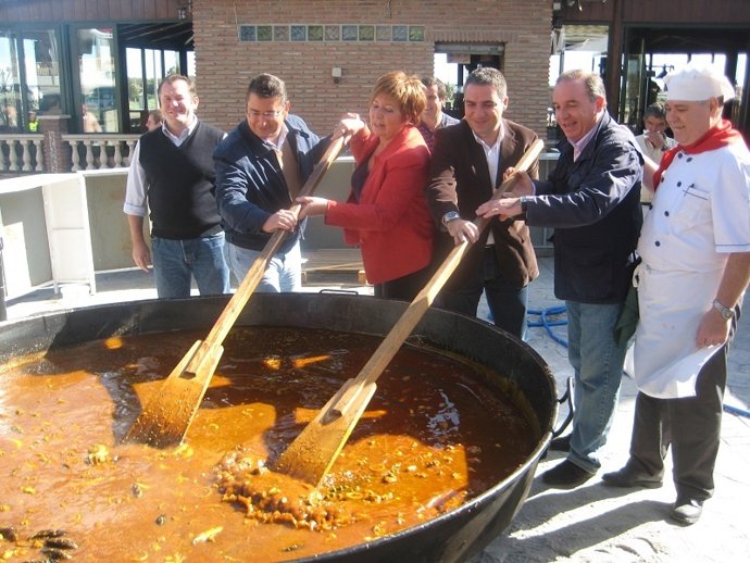 Los Dirigentes 'Populares', Durante El Acto