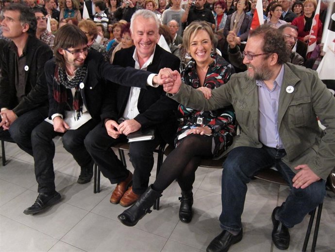 Álvaro Sanz, Cayo Lara, Nieves Ibeas Y Chesús Yuste