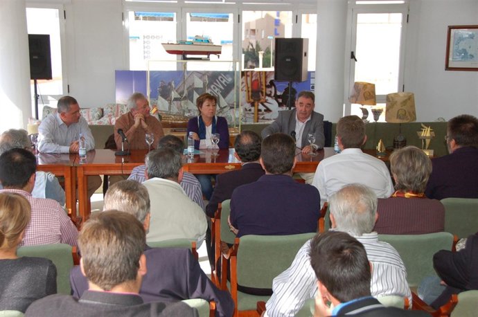 Ramón Luis Valcárcel Y Pilar Barreiro En Un Acto En Águilas