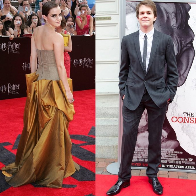 Montaje Emma Watson Y Johnny Simmons.