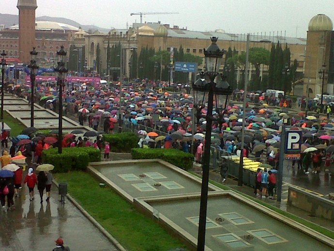 Carrera De La Mujer Contra El Cancer De Mama En Barcelona