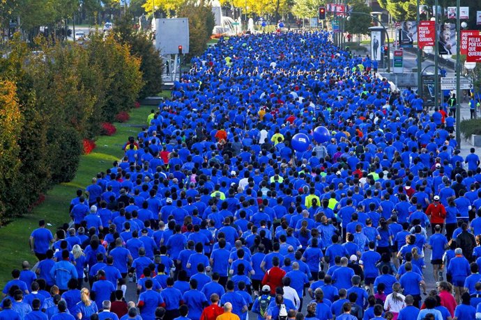 Comienzo De La Carrera Solidaria BBVA