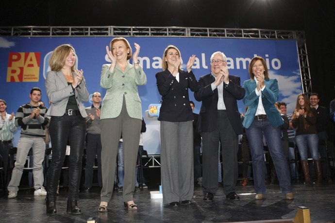 Blanca Puyuelo, Luisa Fernanda Rudi, María Dolores De Cospedal, José Ángel Biel