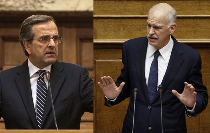 Samaras Y Papandreu