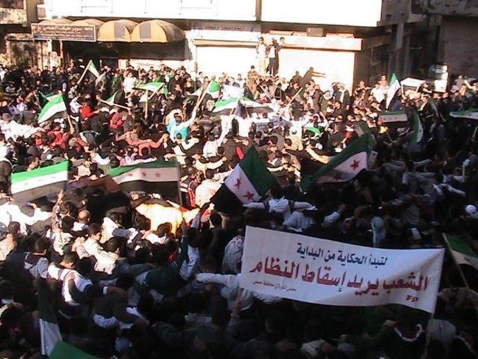 Protestas En Siria Durante La Fiesta Del Sacrificio