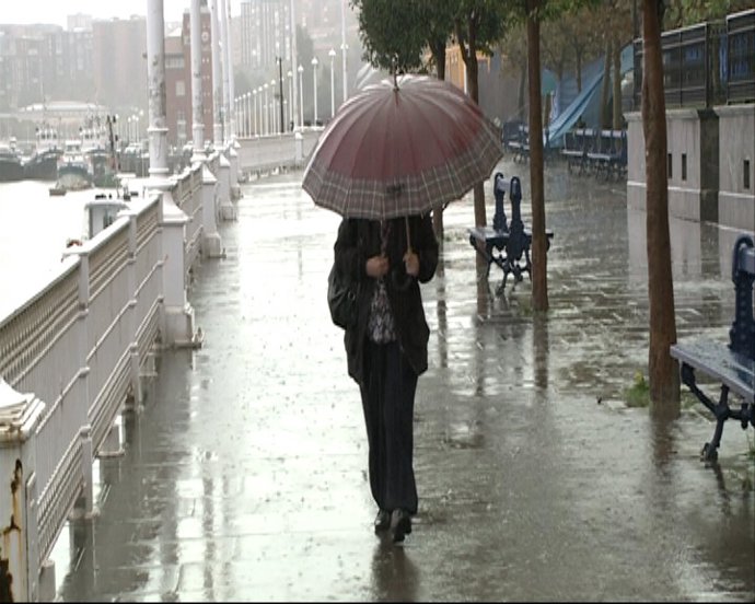 Alerta naranja por lluvias en el País Vasco