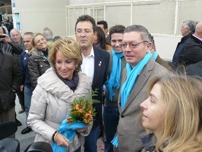 Aguirre En Un Mitin En Leganés