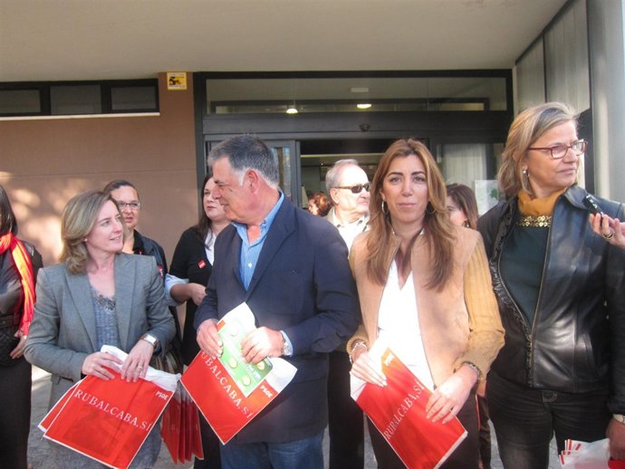 Susana Díaz Y José Antonio Viera, Este Lunes En Sevilla