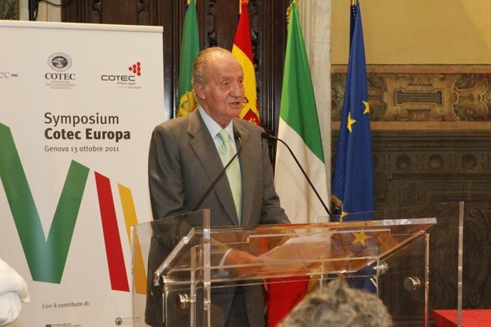 Su Majestad El Rey Don Juan Carlos En VII Encuentro Cotec