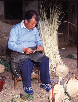 Un artesano leonés.