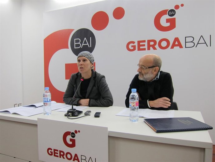 Uxue Barkos Y Bixente Serrano.