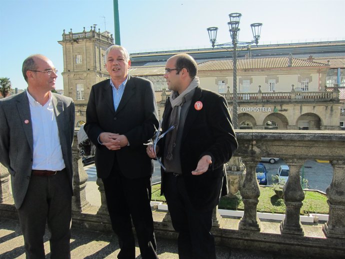 BNG Acto Sobre Infraestructuras En La Estación De ADIF De Santiago De Compostela