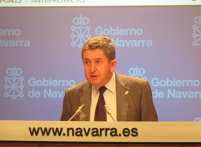 El Consejero De Economía Y Hacienda Del Gobierno De Navarra, Álvaro Miranda.