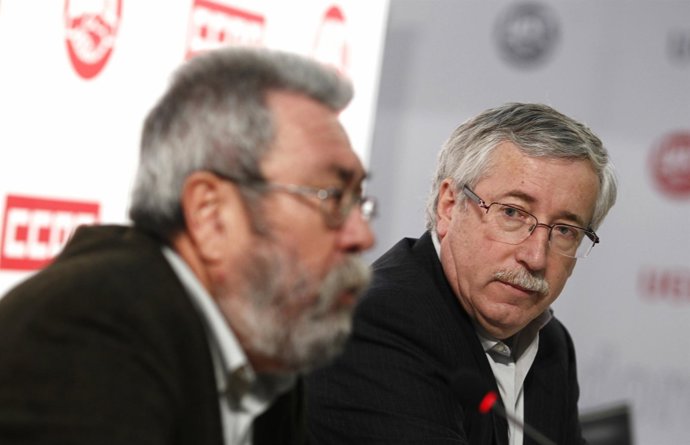 Cándido Méndez E Ignacio Fernández Toxo