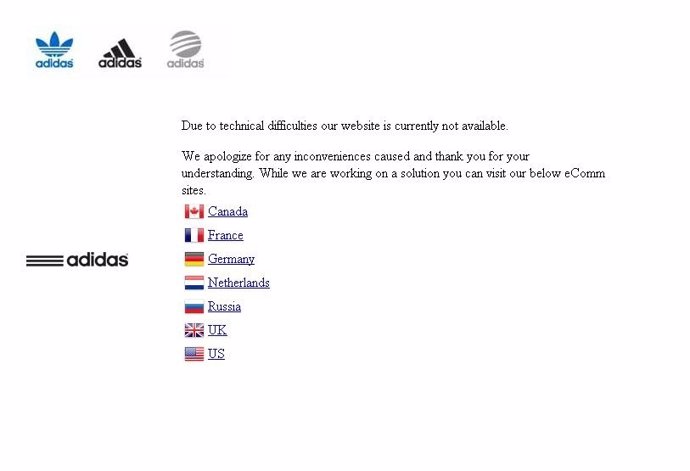 Página Web De Adidas 