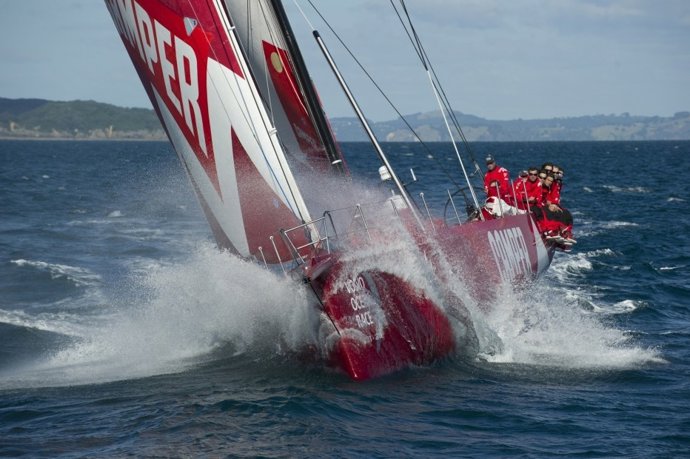 Camper With Emirates Team New Zealand