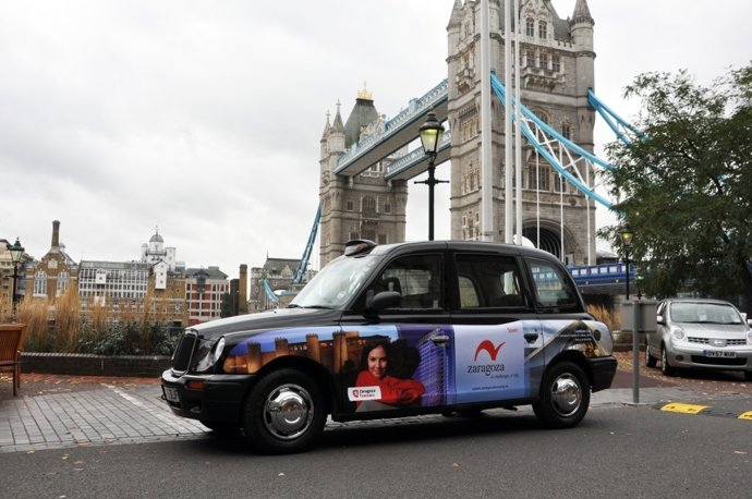 Promoción De Zaragoza En Taxis Londres