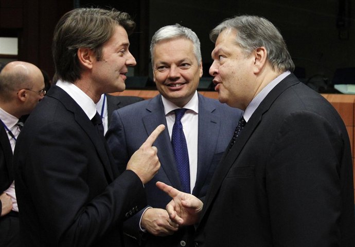  Francois Baroin, Didier Reynders Y  Evangelos Venizelos