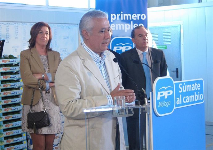 Javier Arenas, En Un Acto De Campaña