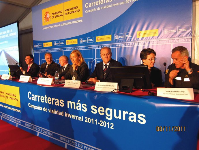 Responsables De Interior, Defensa Y Fomento Presentan Vialidad Invernal 