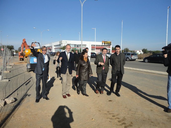 El Secretario General Del PSOE De Huelva, Mario Jiménez, Visita El PCTH.