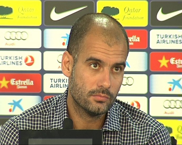 Rueda De Prensa De Josep Guardiola, Entrenador Del Barça