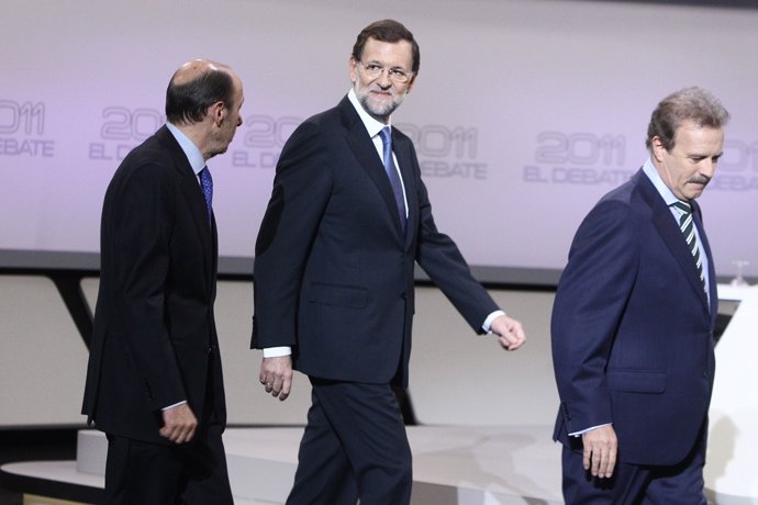 Rajoy Rubalcaba Y Campo Vida En El Debate