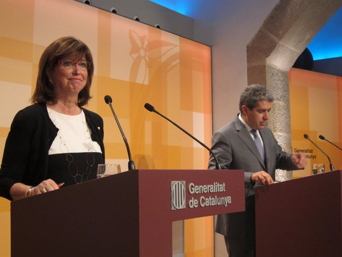 Irene Rigau Y Francesc Homs