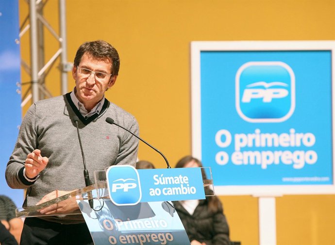 Feijóo Sinala Que No Debate Estará Con Rajoy A Realidade Dos Españois E Ao Outro